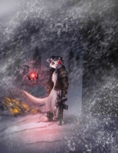Rating: Safe Score: 0 Tags: 3_toes alternate_version_at_source anthro boots bottomless clothed clothing crash cybernetics cyborg david_lillie detailed detailed_background e621 eyewear eyewear_on_head feet fire footwear glowing glowing_eyes goggles goggles_on_head gun jacket machine male mammal mustelid musteline open_clothing open_jacket open_topwear outside paws plantigrade ranged_weapon shoes snow solo stoat tail third-party_edit toeless_boots toeless_footwear toes toony topwear true_musteline unmanned_aerial_vehicle weapon weasel wreckage User: bunchy7s