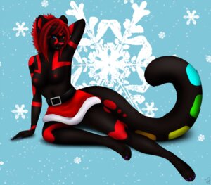 Rating: Questionable Score: 0 Tags: anthro blue_eyes bottomwear breasts cheetah christmas clothing colormeviolet e621 ear_piercing felid feline female fur heterochromia holidays lupa_loveless mammal markings multicolored_body multicolored_fur nipples piercing pinup pose rainbow_body rainbow_fur skirt solo sparklefur tail User: bunchy7s