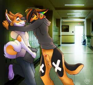 Rating: Explicit Score: 0 Tags: 2011 against_furniture against_surface against_wall ambiguous_gender animal_genitalia anthro balls black_body black_fur black_nose black_tail blondefoxy bodily_fluids bottomless canid canine canis clothed clothing dallas_(blondefoxy) domestic_dog door dripping duo e621 ear_piercing fur genital_fluids genitals inside leg_markings locker male male/male mammal markings mixed_media multicolored_body multicolored_fur orange_body orange_fur orange_tail penis penis_tip photo_background photography_(artwork) picture_frame piercing pink_nose precum public purple_body purple_fur rainbow rainbow_inner_ear school school_hallway sheath tail tongue travesty_(blondefoxy) two_tone_body two_tone_fur two_tone_tail white_body white_fur white_markings User: bunchy7s