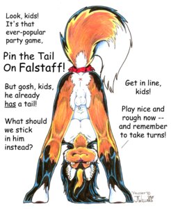 Rating: Explicit Score: 0 Tags: 2000 anthro anus backsack balls bedroom_eyes bent_over biped black_hair butt canid canine dialogue e621 english_text falstaff_(jessica_willard) femboy flexible genitals hair half-closed_eyes humor innuendo inviting inviting_to_sex jessica_willard looking_at_viewer looking_back looking_back_at_viewer male mammal narrowed_eyes party perineum piercing pinup pose presenting presenting_anus presenting_balls presenting_hindquarters raised_tail rear_view ribbons seductive simple_background smile smiling_at_viewer solo spread_legs spreading tail text traditional_media_(artwork) upside_down white_background User: bunchy7s