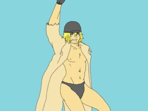 Rating: Questionable Score: 0 Tags: 1boy abs animated blonde_hair blue_background blue_eyes bulge cap dancing erect_nipples exposed_nipples facial_hair feet_out_of_frame final_fantasy final_fantasy_xiii glove long_coat looking_at_viewer male male_only muscles nipples open_jacket pecs penis penis_under_clothes ragged_sleeve raised_arm rule34 snow_villiers solo standing thrusting_hips toned toned_male torn_sleeve trenchcoat twerking underwear User: bunchy7s