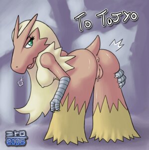 Rating: Explicit Score: 0 Tags: 00s 2005 anus ass bent_over blaziken breasts claws colored erect_nipples eyelashes female female_only green_eyes japanese_text looking_back lowres nipples nitro nude open_eyes pokemon pokemon_(species) pokemon_rse pussy pussy_juice rule34 solo tail vulva User: bunchy7s