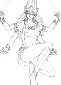 Rating: Explicit Score: 0 Tags: 1girls bare_breasts bare_midriff bare_shoulders black_and_white breasts deity female kali kali_(megami_tensei) megami_tensei midriff pencil pencil_(artwork) pointy_chin public_domain rule34 shin_megami_tensei sketch tasteful_nudity User: bunchy7s