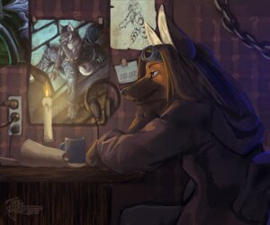 Rating: Safe Score: 0 Tags: 2018 anthro arm_support athletic athletic_anthro athletic_female belt belt_buckle biped black_nose brown_belt brown_body brown_fur brown_hair buckle candle canid canine canis chain clothed clothing computer container cup daydream desk detailed detailed_background domestic_dog e621 electrical_outlet electrical_plug electronics eyewear eyewear_on_head female fire fluffy fluffy_tail front_view fully_clothed fur furniture german_shepherd goggles goggles_on_head grey_body grey_fur grey_tail hair hand_on_own_chin headphones herding_dog hoodie inside koul laptop leaning_on_elbow long_day_at_work long_hair mammal outlet partially_clothed pastoral_dog picture_in_picture poster purple_clothing purple_hoodie purple_topwear rear_view resting side_view sitting snout solo table tail thinking thoughtful_expression three-quarter_view tired toony topless topwear two_tone_tail white_tail workshop User: bunchy7s