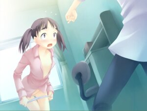 Rating: Explicit Score: 0 Tags: black_eyes black_hair brother_and_sister chair desk female kagami_aya kagami_kouhei panties rule34 siblings surprised underwear yume_miru_kusuri User: bunchy7s