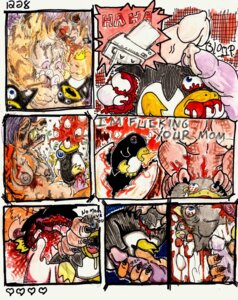 Rating: Explicit Score: 0 Tags: anthro avian beak bird bitchsplitter bloodshot_eyes breasts death e621 erection gaping genitals gore gore_focus grotesque_death group herm humor intersex jessup marker_(artwork) nipples non-mammal_breasts non-mammal_nipples penguin penis snuff traditional_media_(artwork) vore what User: bunchy7s