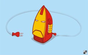 Rating: Safe Score: 0 Tags: a.d.17 ambiguous_gender animate_inanimate clothes_iron cord e621 frown humor iron_man marvel not_furry parody pun solo visual_pun User: bunchy7s