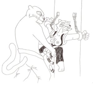 Rating: Explicit Score: 0 Tags: 1boy 1girls anthro artist_request breast_grab breasts dreamworks duo feline female furry kung_fu_panda kung_fu_panda_(movie) male master_tigress monochrome paramount_pictures penetration penis protagonistsub_antagonistdom pussy rape rule34 sex simple_background snow_leopard tai_lung_(kung_fu_panda) tiger vaginal_penetration User: bunchy7s