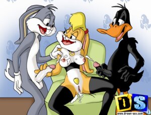 Rating: Explicit Score: 0 Tags: anatid anseriform anthro avian beak bird black_body black_feathers blackholesun bodily_fluids breasts bugs_bunny clothing cum cumshot daffy_duck derp_eyes drawn-sex duck e621 ejaculation erection feathers female genital_fluids genitals group group_sex humanoid_genitalia humanoid_penis interspecies lagomorph legwear leporid lola_bunny looney_tunes male male/female mammal masturbation nipples orgasm penile penile_masturbation penis rabbit sex stockings text threesome trio url vulva warner_brothers yellow_beak User: bunchy7s