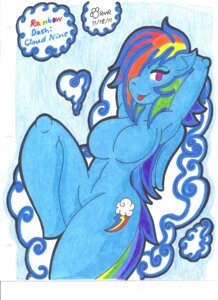 Rating: Questionable Score: 0 Tags: 2011 anthro anthrofied blue_body blue_feathers blue_fur breasts cloud cutie_mark e621 english_text equid equine feathered_wings feathers female friendship_is_magic fur hair hasbro heart_symbol hi_res looking_at_viewer mammal multicolored_hair my_little_pony mythological_creature mythological_equine mythology pegasus rainbow_dash_(mlp) rainbow_hair shydeathkitty signature solo text tongue tongue_out wings User: bunchy7s