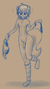 Rating: Explicit Score: 0 Tags: anthro e621 femboy flaccid genitals hair looking_at_viewer male nude penis simple_background solo unknown_artist User: bunchy7s