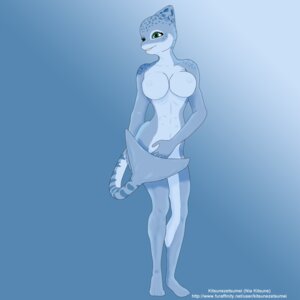 Rating: Questionable Score: 0 Tags: 1:1 anthro aquatic breasts cetacean dolphin e621 female fish hybrid kitsunezetsumei mammal non-mammal_breasts oceanic_dolphin shark solo text toothed_whale url User: bunchy7s