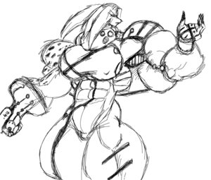 Rating: Safe Score: 0 Tags: abs anthro biceps biped black_and_white e621 female hyper jmadoc lagomorph leporid mammal monochrome muscular muscular_anthro muscular_female rabbit simple_background solo white_background User: bunchy7s