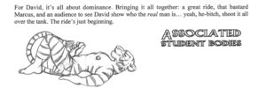 Rating: Explicit Score: 0 Tags: 1boy 2003 anthro associated_student_bodies chris_mckinley david_mear erection feline fur furry male male_only masturbation nipple_piercing nipples penis piercing rule34 secret_fantasies shorts solo tiger User: bunchy7s