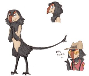 Rating: Safe Score: 0 Tags: anthro avian beak cat_bountry e621 english_text female grey_eyes multiple_poses nevrean pose simple_background sniper sniper_(team_fortress_2) solo tail team_fortress_2 text valve valve_corporation white_background yung_yagili User: bunchy7s