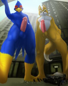 Rating: Explicit Score: 0 Tags: abs animal_genitalia anthro avian balls beak biceps big_penis bird blue_body blue_eyes blue_feathers bodily_fluids brown_body brown_fur canid canine claws digital_media_(artwork) dipstick_tail duo e621 erection falco_lombardi feathers feet fox fox_mccloud fur genital_fluids genitals green_eyes hi_res interspecies leaking looking_at_viewer macro male male/male mammal markings muscular nintendo nude orange_body orange_fur pecs penis pose precum sheath standing star_fox tail tail_markings talons toe_claws toes vallhound vein white_body white_fur User: bunchy7s