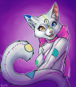 Rating: Questionable Score: 0 Tags: 2013 animate_inanimate anthro button_(fastener) choker colorful_theme domestic_cat e621 felid feline felis female fur happy jewelry living_plushie mammal necklace open_mouth patch_(fabric) patchwork_creature plushie ribbons smile solo vera_(artist) viken_welopl white_body white_fur User: bunchy7s
