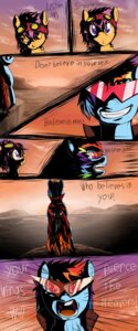 Rating: Safe Score: 0 Tags: absurd_res blue_body blue_fur brony2you cape clothing comic crossover cutie_mark duo e621 english_text equid equine exclamation_point eyewear feathered_wings feathers female feral friendship_is_magic fur glasses hair hasbro hi_res horse kamina_(gurren_lagann) mammal multicolored_hair my_little_pony mythological_creature mythological_equine mythology open_mouth orange_body orange_feathers pegasus pony purple_eyes purple_hair rainbow_dash_(mlp) rainbow_hair scootaloo_(mlp) simon_(gurren_lagann) smile sunglasses tengen_toppa_gurren_lagann text wings User: bunchy7s Rating: Safe Score: 0 Tags: absurd_res blue_body blue_fur brony2you cape clothing comic crossover cutie_mark duo e621 english_text equid equine exclamation_point eyewear feathered_wings feathers female feral friendship_is_magic fur glasses hair hasbro hi_res horse kamina_(gurren_lagann) mammal multicolored_hair my_little_pony mythological_creature mythological_equine mythology open_mouth orange_body orange_feathers pegasus pony purple_eyes purple_hair rainbow_dash_(mlp) rainbow_hair scootaloo_(mlp) simon_(gurren_lagann) smile sunglasses tengen_toppa_gurren_lagann text wings User: bunchy7s