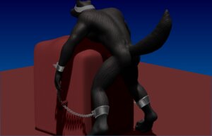 Rating: Explicit Score: 0 Tags: 2013 3d_(artwork) abs animal_genitalia animal_penis anthro backsack balls bdsm biceps black_body black_fur blindfold bondage bound butt canid canine canine_genitalia canine_penis canis chain cuff_(restraint) digital_media_(artwork) e621 erection fur genitals knot male mammal muscular muscular_male nude pecs penis restraints shackles sheath smejo solo standing submissive submissive_male wolf User: bunchy7s
