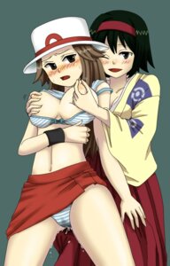 Rating: Explicit Score: 0 Tags: 00s 1girls 2girls artist_request black_eyes black_hair blush bra breast_grab breasts brown_hair bucket_hat erika_(pokemon) female female_only grey_background gym_leader hat human human_only kimono large_breasts leaf_(pokemon) light-skinned_female light_skin long_hair multiple_females multiple_girls nintendo nipples pale-skinned_female pale_skin panties pokemon pokemon_frlg pokemon_rgby pokemon_trainer rule34 shirt short_hair skirt striped_panties yuri User: bunchy7s