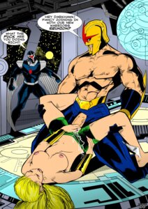 Rating: Explicit Score: 0 Tags: 1girls 2boys abs artist_request big_breasts big_penis blonde_hair breasts breasts_out caught caught_in_the_act color_edit copyof cum cum_in_pussy darkhawk_(christopher_powell) female helmet human invitation inviting inviting_to_sex male marvel marvel_comics muscular muscular_chest muscular_male namorita_prentiss new_warriors nova_(marvel) penis penis_through_bottomwear penis_through_clothing penis_through_fly penis_through_leghole penis_through_zipper pussy richard_rider rule34 sex sloppy space spacecraft spaceship stars straight straight_sex sub-mariner_(marvel_comics) superhero_costume vaginal vaginal_penetration vaginal_sex User: bunchy7s