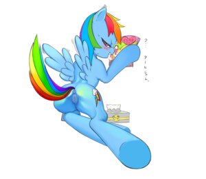 Rating: Explicit Score: 0 Tags: 2013 anus blue_body blue_feathers blue_fur blush book butt cover cutie_mark e621 equid equine feathered_wings feathers female feral friendship_is_magic fur genitals hair half-closed_eyes hasbro heart_symbol japanese_text looking_at_viewer looking_back magazine mammal mango_(3mangos) multicolored_hair multicolored_tail muraachi2gou my_little_pony mythological_creature mythological_equine mythology narrowed_eyes pegasus porn_magazine pornography purple_eyes rainbow_dash_(mlp) rainbow_hair rainbow_tail raised_tail simple_background solo tail text translated vulva white_background wing_boner wings User: bunchy7s