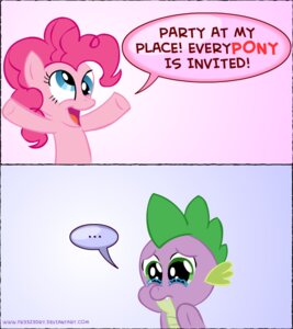 Rating: Safe Score: 0 Tags: 2013 blue_eyes bodily_fluids crying dialogue dragon duo e621 earth_pony english_text equid equine fangs female feral fr33z3dry friendship_is_magic green_eyes hair hasbro horse male mammal my_little_pony mythological_creature mythological_scalie mythology open_mouth pink_hair pinkie_pie_(mlp) pony scalie spike_(mlp) tears teeth text unknown_artist User: bunchy7s
