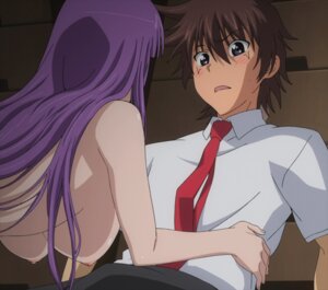 Rating: Explicit Score: 0 Tags: 1boy 1girls breasts cap etou_fujiko female hanging_breasts highres ichiban_ushiro_no_daimaou male pointy_chin purple_hair rule34 sai_akuto screencap stitched User: bunchy7s