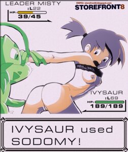 Rating: Explicit Score: 0 Tags: 1boy 1girls 69_(number) ass breasts doggy_style female femsub feral gameplay_mechanics health_bar human interspecies ivysaur kasumi_(pokemon) male male_pokemon/female_human midmatch misty_(pokemon) nintendo nipples pok&eacute;mon_(species) poke_play pokemon pokemon_(species) pokemon_battle pokemon_rgby pokephilia pussy rule34 shirt_lift storefront8 straight zoophilia User: bunchy7s