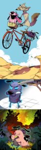 Rating: Safe Score: 0 Tags: absurd_res angry beagle bicycle blood bodily_fluids c2ndy2c1d canid canine canis cartoon_network cloud courage_the_cowardly_dog courage_the_cowardly_dog_(character) crying cycling domestic_dog duo e621 fur group gun hi_res hug hunting_dog male mammal multiple_images multiple_scenes outside pink_body pink_fur ranged_weapon scent_hound shotgun sky tears tongue tongue_out trio vehicle weapon User: bunchy7s