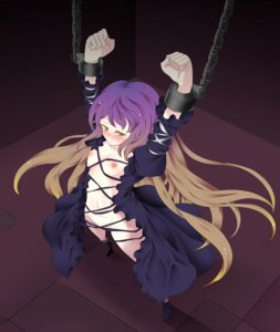 Rating: Explicit Score: 0 Tags: blush bondage cuffs dress female flat_chest foreshortening gradient_hair gyo hijiri_byakuren long_hair manacles mound_of_venus multicolored_hair navel nipples no_bra no_panties rule34 shackles tear touhou yellow_eyes User: bunchy7s