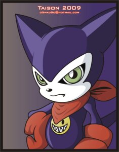 Rating: Safe Score: 0 Tags: 2009 abstract_background anthro bandai_namco black_border border clothed clothing digimon digimon_(species) e621 fangs gloves gradient_background green_eyes handwear humanoid imp impmon kerchief male neckerchief neckwear red_clothing red_gloves red_handwear red_kerchief red_neckerchief shortstack shortstack_male simple_background smiley_face solo taison teeth User: bunchy7s