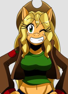 Rating: Safe Score: 0 Tags: 2012 anthro anthrofied applejack_(mlp) blonde_hair clothed clothed_anthro clothed_female clothing digital_media_(artwork) e621 earth_pony equid equine female female_anthro friendship_is_magic green_eyes hair half-length_portrait hasbro hat headgear headwear hi_res horse looking_at_viewer mammal my_little_pony one_eye_closed pony portrait smile solo sssonic2 wink User: bunchy7s Rating: Safe Score: 0 Tags: 2012 anthro anthrofied applejack_(mlp) blonde_hair clothed clothed_anthro clothed_female clothing digital_media_(artwork) e621 earth_pony equid equine female female_anthro friendship_is_magic green_eyes hair half-length_portrait hasbro hat headgear headwear hi_res horse looking_at_viewer mammal my_little_pony one_eye_closed pony portrait smile solo sssonic2 wink User: bunchy7s