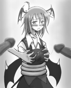 Rating: Explicit Score: 0 Tags: artist_request bat_wings bondage breast_grab breasts cum female head_wings koakuma male monochrome penis rule34 solo the_embodiment_of_scarlet_devil touhou uncensored unseen_male_face wings User: bunchy7s