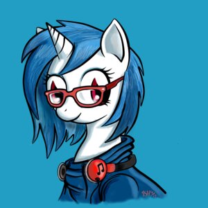 Rating: Safe Score: 0 Tags: 1:1 clothing e621 electronics equid equine eyewear female feral friendship_is_magic glasses hasbro headphones horn looking_at_viewer mammal my_little_pony mythological_creature mythological_equine mythology simple_background solo sweater topwear turbosolid unicorn vinyl_scratch_(mlp) User: bunchy7s