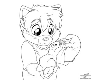 Rating: Safe Score: 0 Tags: ambiguous_gender anthro artist_logo black_and_white canid canine collin_conway domestic_pet duo e621 eating feral food fox furries_with_pets hybrid larger_anthro larger_male line_art logo male mammal monochrome mouse murid murine procyonid raccoon rodent size_difference smaller_ambiguous smaller_feral tail wolfblade young young_anthro young_male User: bunchy7s