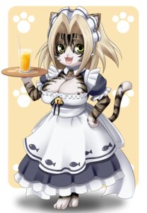 Rating: Questionable Score: 0 Tags: anthro beverage big_breasts breasts clothed clothing domestic_cat e621 felid feline felis female food huge_breasts juice_(beverage) maid_uniform mammal orange_juice solo tail uniform yaise User: bunchy7s