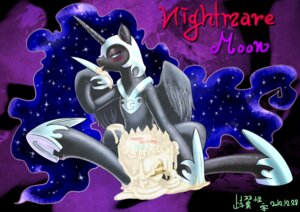 Rating: Questionable Score: 0 Tags: 2012 absurd_res birthday black_body black_feathers blush cake dessert e621 equid equine feathered_wings feathers female feral food food_fetish food_play friendship_is_magic frosting hasbro hi_res horn licking mammal my_little_pony mythological_creature mythological_equine mythology nightmare_moon_(mlp) pokuytred presenting solo spread_legs spreading tongue tongue_out winged_unicorn wings User: bunchy7s