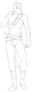 Rating: Safe Score: 0 Tags: boots clothing e621 equid equine footwear hear_(artist) horse male mammal melee_weapon monochrome shoes smoking solo sword weapon User: bunchy7s