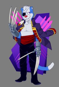 Rating: Safe Score: 0 Tags: alpha_channel anthro e621 eye_patch eyewear hi_res male mammal mustelid musteline pink_nose purple_eyes solo tail true_musteline vasuki weasel User: bunchy7s Rating: Safe Score: 0 Tags: alpha_channel anthro e621 eye_patch eyewear hi_res male mammal mustelid musteline pink_nose purple_eyes solo tail true_musteline vasuki weasel User: bunchy7s