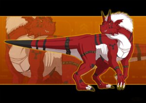 Rating: Safe Score: 0 Tags: ambiguous_gender bandai_namco belly black_bars black_markings blowup_background claws digimon digimon_(species) digital_hazard dinosaur e621 essence_of_rapture feral growlmon hair jackie_roberts markings prehistoric_species red_body reptile saurischian scalie simple_background solo symbol tail teeth theropod white_belly white_hair yellow_eyes zoom_layer User: bunchy7s