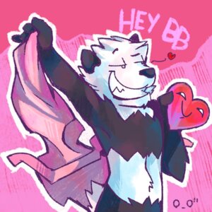 Rating: Questionable Score: 0 Tags: 1:1 4_fingers anthro bear black_body black_fur black_nose clothing e621 fingers fur giant_panda greeting heart_symbol holding_clothing holding_object male mammal nude outline pink_background raised_arm simple_background smile solo super-tuler tairu teeth text toony white_body white_fur User: bunchy7s Rating: Questionable Score: 0 Tags: 1:1 4_fingers anthro bear black_body black_fur black_nose clothing e621 fingers fur giant_panda greeting heart_symbol holding_clothing holding_object male mammal nude outline pink_background raised_arm simple_background smile solo super-tuler tairu teeth text toony white_body white_fur User: bunchy7s