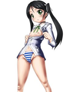 Rating: Explicit Score: 0 Tags: 1girls abitan blush bow clothing female flat_chest francesca_lucchini panties rule34 strike_witches striped_panties world_witches_series User: bunchy7s