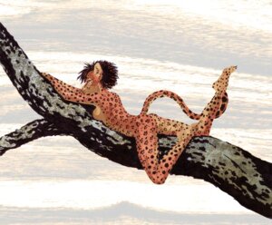 Rating: Questionable Score: 0 Tags: breasts cheetah e621 felid feline female lying mammal nude on_front plant sickeleye side_boob solo tail tree wood User: bunchy7s