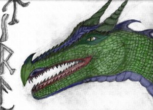 Rating: Safe Score: 0 Tags: absurd_res ambiguous_gender dragon e621 english_text green_body green_eyes green_scales headshot_portrait hi_res horn mythological_creature mythological_scalie mythology open_mouth portrait purple_body purple_scales scales scalie signature simple_background sketch solo teeth text tirao traditional_media_(artwork) white_background User: bunchy7s