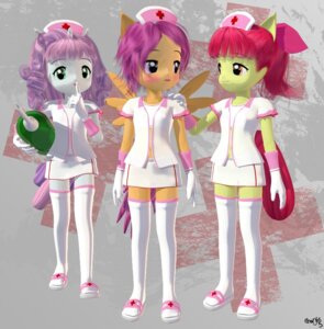 Rating: Safe Score: 0 Tags: 2011 3d_(artwork) alternate_species animal_humanoid anonjg apple_bloom_(mlp) bottomwear child clothed clothing cutie_mark_crusaders_(mlp) digital_media_(artwork) e621 equid equid_humanoid equine equine_humanoid eye_contact feathered_wings feathers female footwear friendship_is_magic gloves group handwear hasbro humanoid humanoidized legwear loli looking_at_another mammal mammal_humanoid my_little_pony nurse nurse_clothing nurse_uniform open_mouth scootaloo_(mlp) shoes skirt smile socks sweetie_belle_(mlp) uniform wings young young_female young_humanoid User: bunchy7s