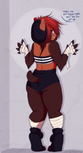 Rating: Safe Score: 0 Tags: anthro bottomwear butt canid canine canis clothing dialogue domestic_dog e621 english_text female geekidog hair heart_symbol hi_res long_hair mammal rear_view shorts solo text User: bunchy7s
