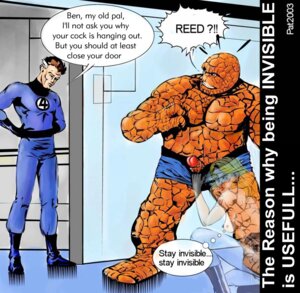 Rating: Explicit Score: 0 Tags: ben_grimm fantastic_four female invisible_woman male marvel marvel_comics mr_fantastic nude pat penis reed_richards rule34 sue_storm the_thing_(marvel) User: bunchy7s Rating: Explicit Score: 0 Tags: ben_grimm fantastic_four female invisible_woman male marvel marvel_comics mr_fantastic nude pat penis reed_richards rule34 sue_storm the_thing_(marvel) User: bunchy7s