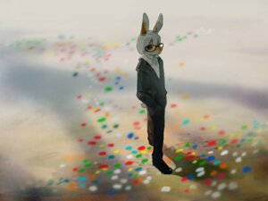 Rating: Safe Score: 0 Tags: anthro bakadex biped bottomwear brown_body brown_fur classy clothed clothing confetti e621 eyewear footwear fully_clothed fur glasses grey_hair hair hand_in_pocket hands_in_both_pockets jacket lagomorph leporid long_ears looking_aside male mammal nagabe pants pockets rabbit shirt shoes side_view solo standing suit topwear User: bunchy7s