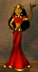 Rating: Safe Score: 0 Tags: afnet_(clothing) anthro black_hair clothed clothing disney disney's_aladdin e621 egyptian egyptian_clothing egyptian_headdress eyes_closed felid female full-length_portrait hair headdress headgear headwear hieroglyphic_text long_hair low_res mammal mirage_(disney) portrait pose solo unknown_artist uraeus User: bunchy7s